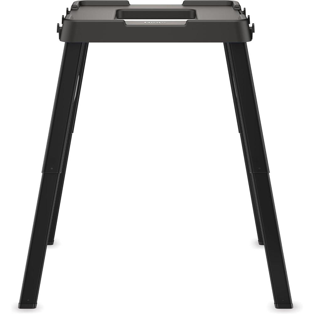 imageNinja Outdoor Side Table and Grill Stand Adjustable Height Weather Resistant Compatible with Ninja Woodfire Collection OG700 OG800 OG900 amp OO100 Series XSKUNSTANDTBLStand