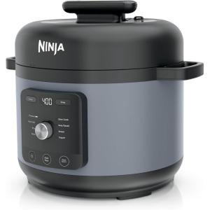Ninja HyperHeat 9-in-1 6.5-qt Pressure Cooker | Steams, Slow Cooks, Sears, Sautés, Sous Vide, Yogurt & More | With SimpliServe Pot | Powerful 1200-Watt | Grey | PC201GY(Stone Purple)