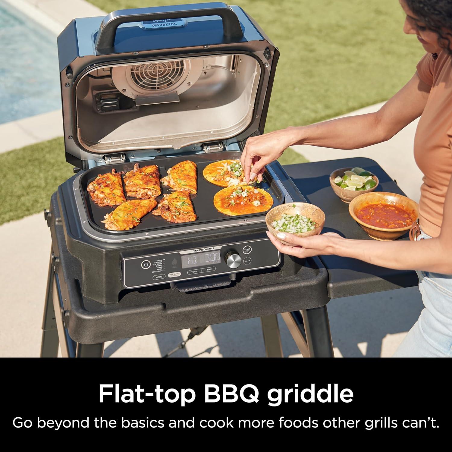 imageNinja XSKGRIDLXL amp XSKCOVERXL Woodfire Griddle Plate and Grill Cover Pro OG951 Woodfire Pro Connect Premium XL Outdoor Grill amp SmokerPlate Cover Pro Smoker