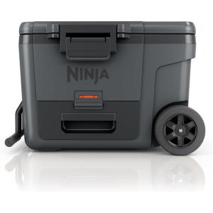 Ninja | Cooler | FrostVault 45QT Cooler with Wheels | Insulated with Temp Dry Storage Drawer | Keeps Ice Cold for Days | for The Beach, Camping, Picnics & More | Birch Beige | FB245CS(Charcoal Grey)