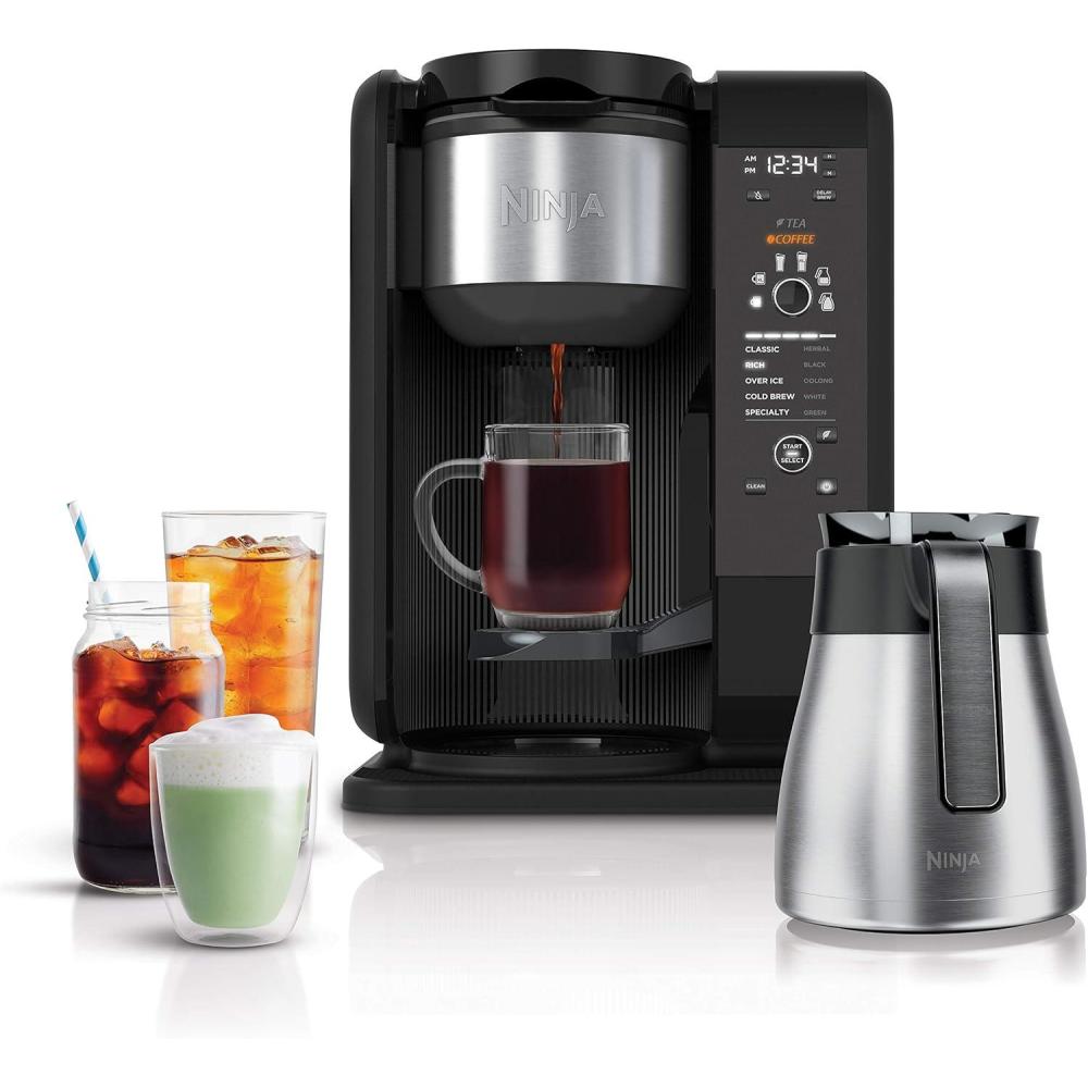 imageShark Ninja CP307 Hot and Cold Brewed System WThermal Carafe Coffee Maker Black