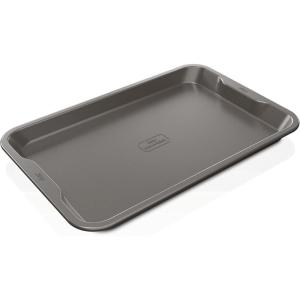 Ninja B30212 Foodi NeverStick Premium 12 Cup Muffin Pan, Nonstick, Oven Safe up to 500⁰F, Dishwasher Safe, Grey(10″x15″ Cookie Pan)
