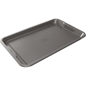 Ninja B30212 Foodi NeverStick Premium 12 Cup Muffin Pan, Nonstick, Oven Safe up to 500⁰F, Dishwasher Safe, Grey(11″x17″ Cookie Pan)