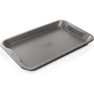 Ninja B30212 Foodi NeverStick Premium 12 Cup Muffin Pan, Nonstick, Oven Safe up to 500⁰F, Dishwasher Safe, Grey(9″x13″ Cookie Pan)