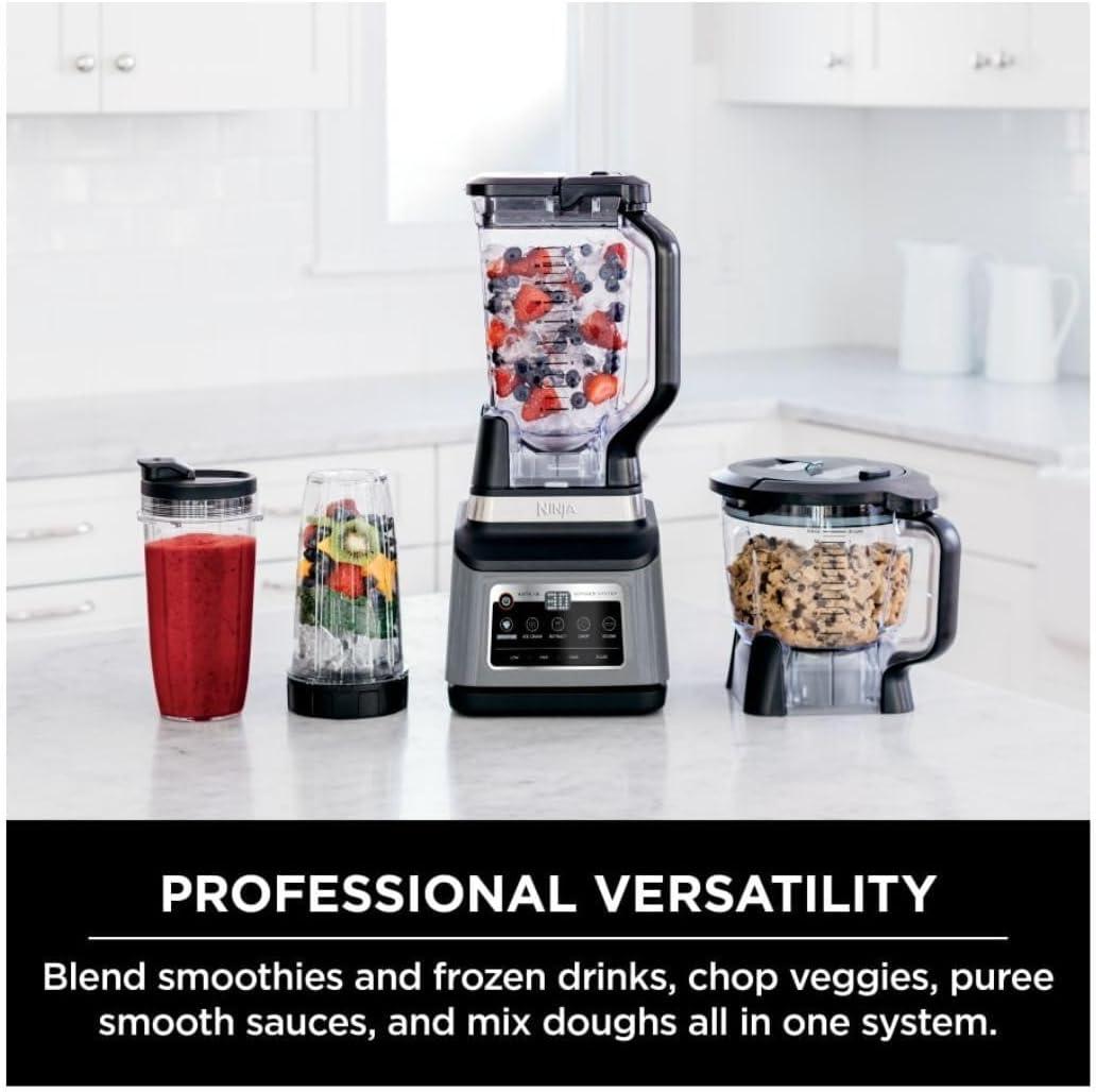 imageNinja BN801 Professional Plus Kitchen System with Auto IQ 1400 Wp Gray Renewed