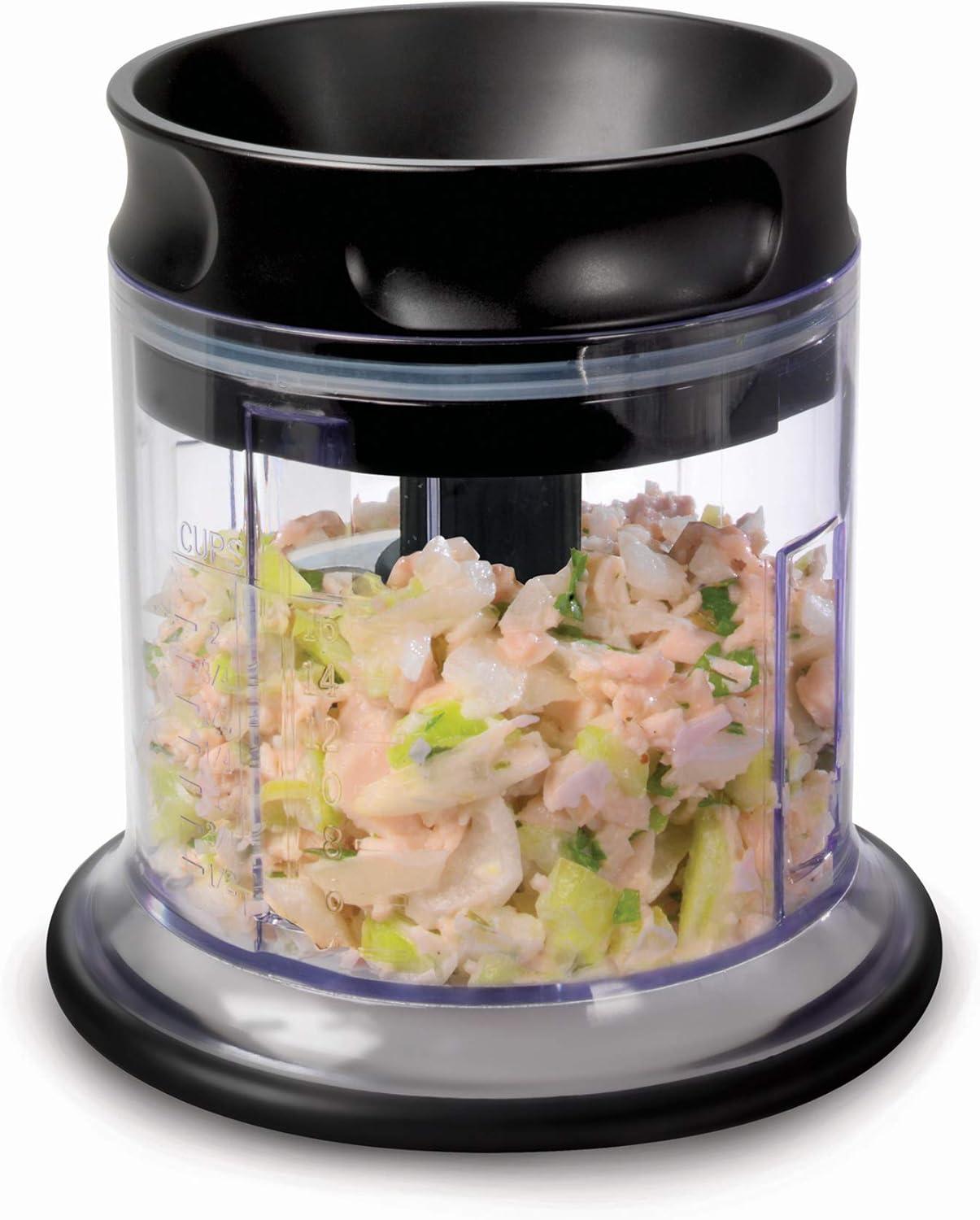 imageNinja QB900B Master Prep Food Processor Blender with 48 oz Pitcher amp 16 oz Chopping Bowl Perfect for Frozen Blending amp Chopping 400 Watts Dishwasher Safe Countertop GreyBlack
