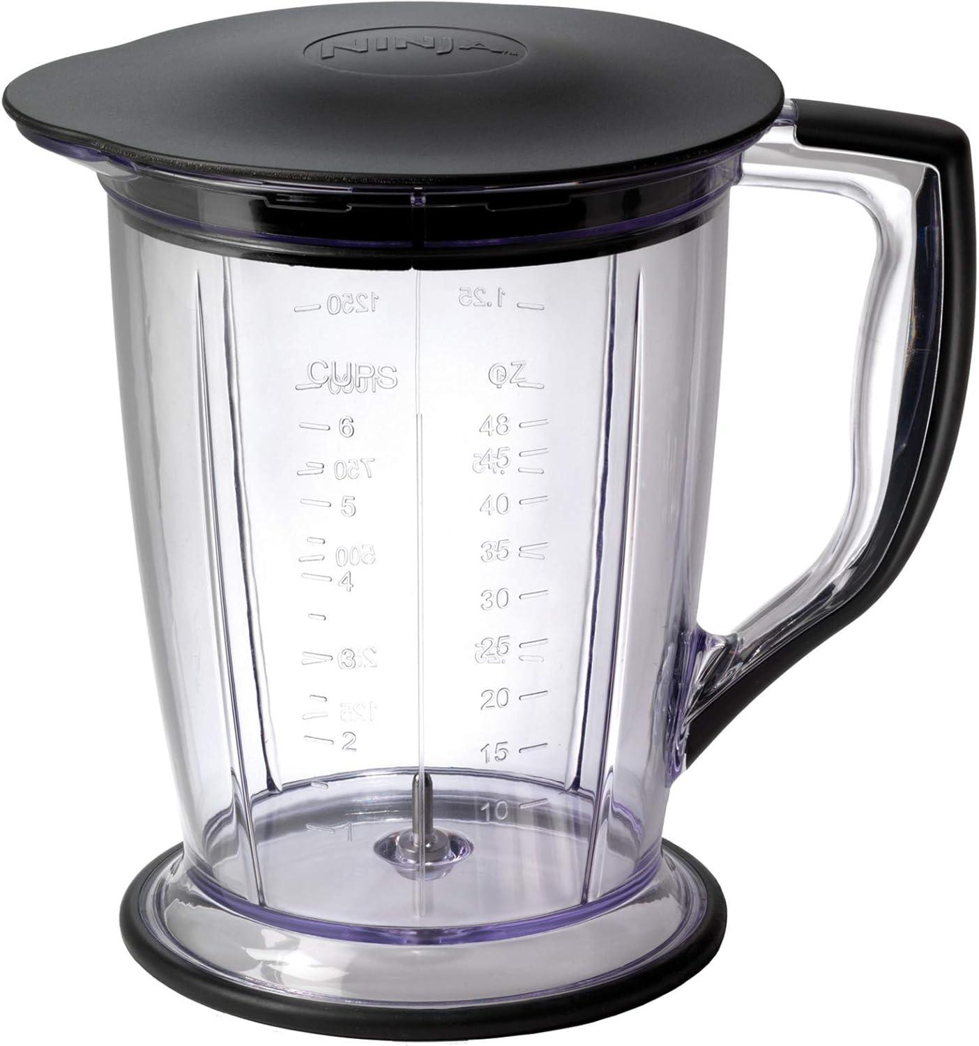 imageNinja QB900B Master Prep Food Processor Blender with 48 oz Pitcher amp 16 oz Chopping Bowl Perfect for Frozen Blending amp Chopping 400 Watts Dishwasher Safe Countertop GreyBlack