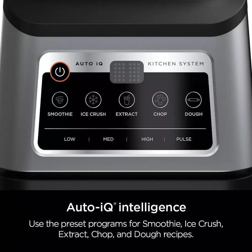 imageNinja RBN803TGT Professional Plus Kitchen Blender System and 8Cup Food Processor with AutoiQ Black Certified Refurbished