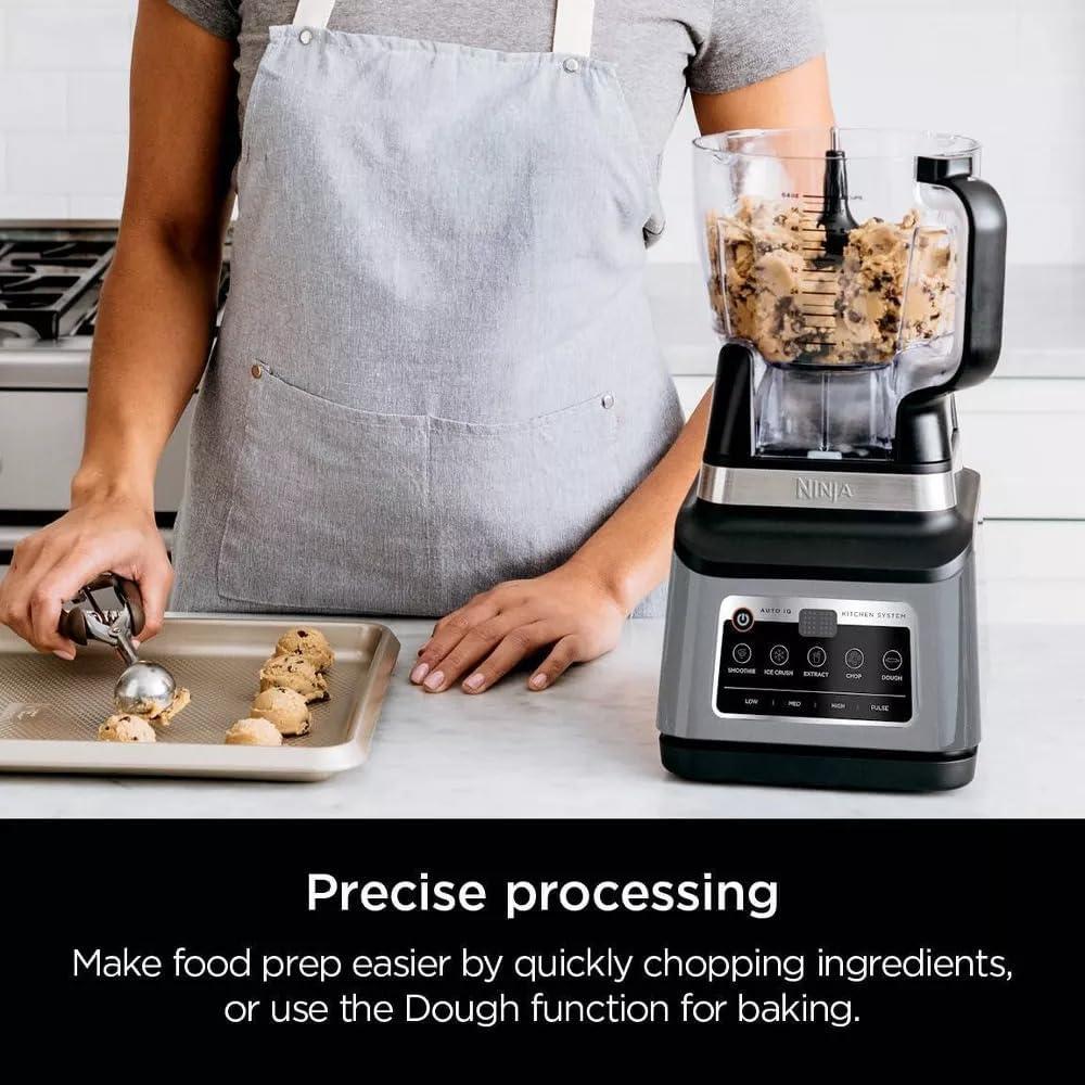 imageNinja RBN803TGT Professional Plus Kitchen Blender System and 8Cup Food Processor with AutoiQ Black Certified Refurbished