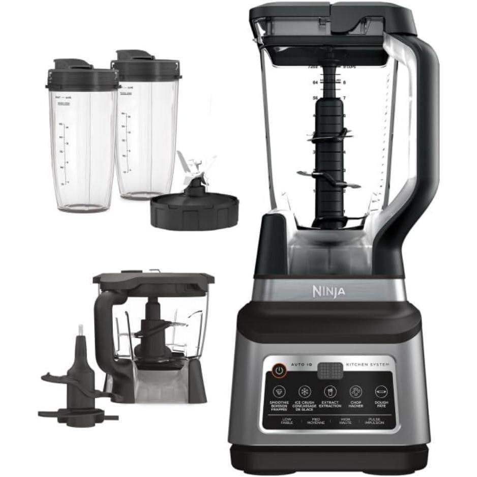 imageNinja BN801 Professional Plus Kitchen System with Auto IQ 1400 Wp Gray Renewed
