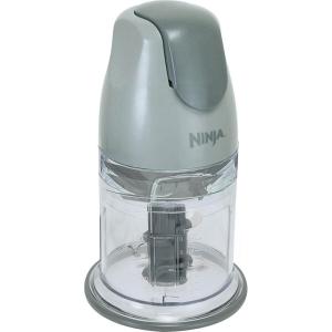 Ninja QB900B Master Prep Food Processor Blender with 48 oz Pitcher & 16 oz Chopping Bowl, Perfect for Frozen Blending & Chopping, 400 Watts, Dishwasher Safe, Countertop, Grey(Gray)