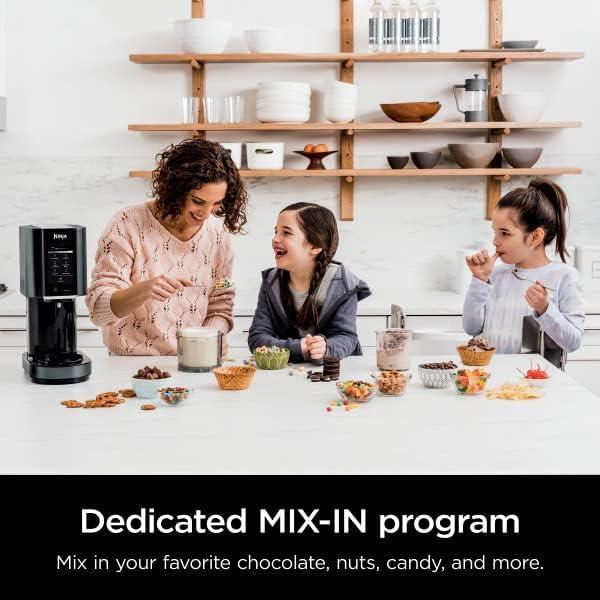 imageNinja CREAMi Ice Cream Sorbet Milkshake Maker 3 CREAMi Pints Black