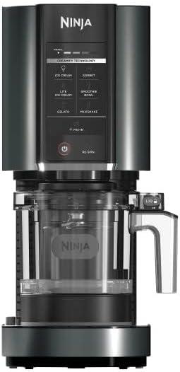 imageNinja CREAMi Ice Cream Sorbet Milkshake Maker 3 CREAMi Pints Black