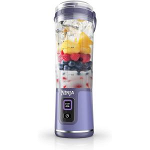 Ninja Blast Portable Blender, Cordless, 18oz. Vessel, Personal Blender For-Shakes and Smoothies, BPA Free, Leakproof-Lid and Sip Spout, USB-C Rechargeable, Dishwasher Safe Parts, Tinted Mint, BC151MT(Galaxy Purple)