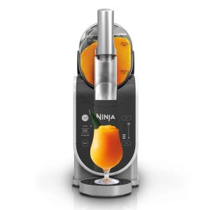 Ninja FS301 Professional Maker with RapidChill Technology, 88 oz Drink & Slushie Machine, 5 Preset Programs, Frozen Margaritas, Frappés, and More, Premium Accents, Black (Renewed)(72 oz & 3 Presets)