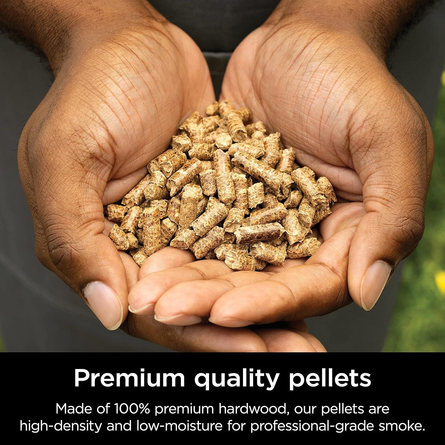 imageNinja XSKOP2RL Woodfire Pellets All Purpose Blend 2lb Bag up to 20 Cooking Sessions 100 Real Wood Pellets Only Compatible with Ninja Woodfire Grills amp Ovens All Purpose Blend