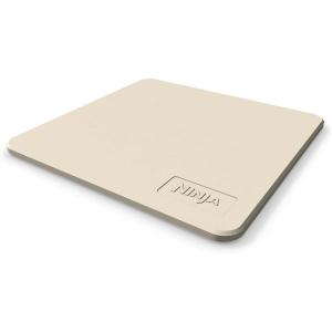 Ninja FlexFlame Upgrades 16’’ Artisan Pizza Stone, Durable Cordierite Stone, 5-Minute Pizzas, Homemade Artisan Pizza, Bread, Calzones, & More, Heat-Safe up to 600F, XL Surface, XSKPGPIZASTN
