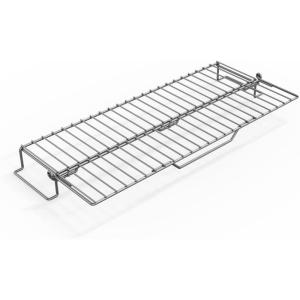 Ninja FlexFlame Upgrades Expandable Roast & Smoke Rack, More Indirect Cooking Space, Durable Stainless Steel Holds Up to 15lbs, Compatible with PG300 Series, XSKFLDINDRCTRK