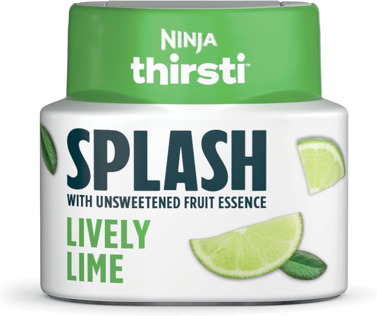 imageNinja Thirsti Flavored Water Drops Berry Lemon Variety Pack Refreshing Fruit Flavors Zero Calories Zero Sugar Makes 1720 12oz drinks 3 Pack WCFV1Lime