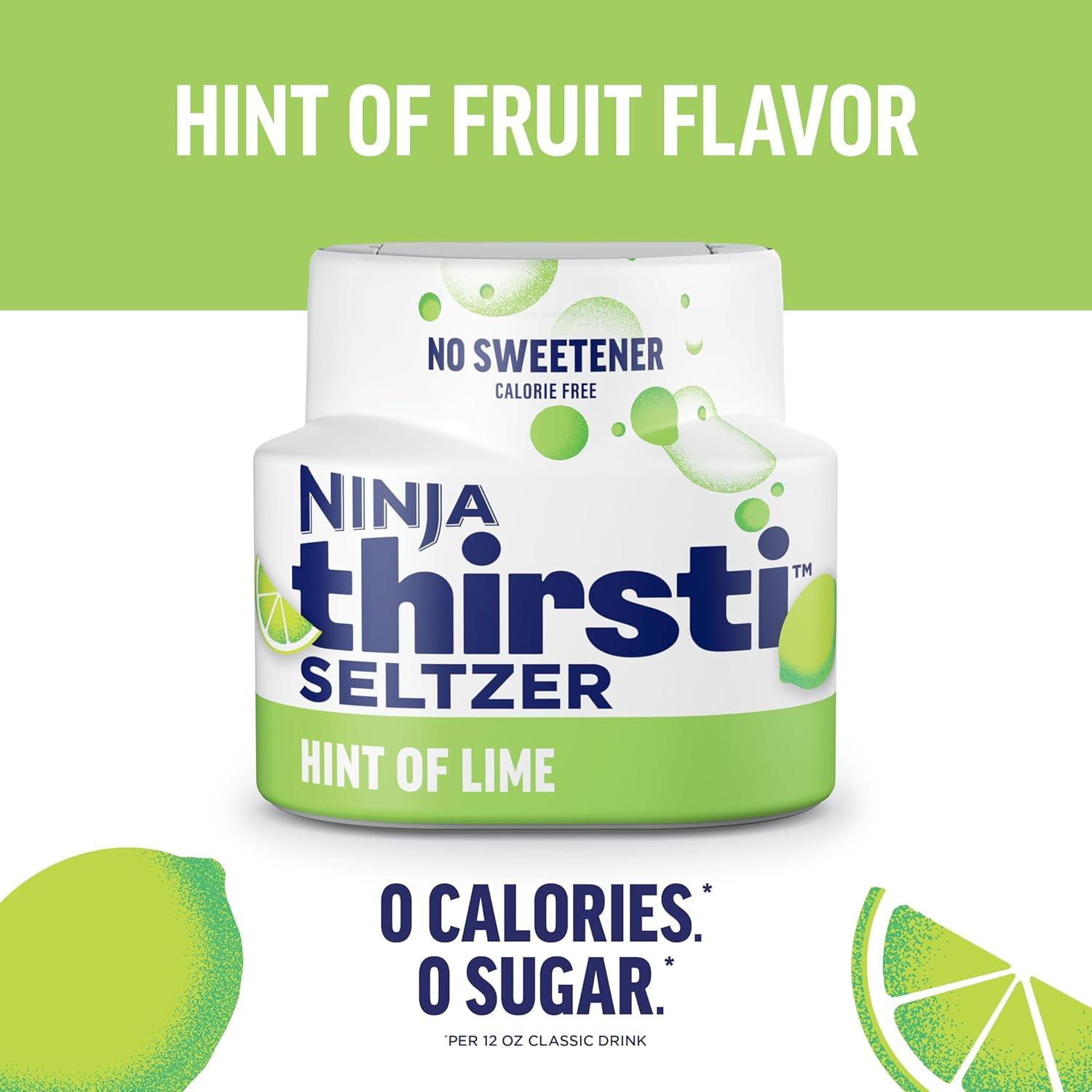 imageNinja Thirsti Flavored Water Drops Berry Lemon Variety Pack Refreshing Fruit Flavors Zero Calories Zero Sugar Makes 1720 12oz drinks 3 Pack WCFV1Lime
