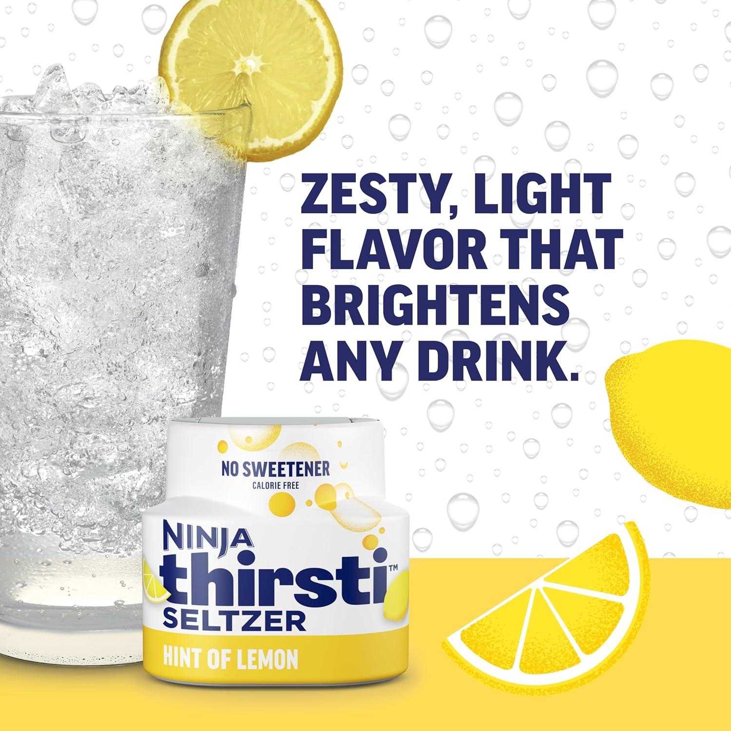 imageNinja Thirsti Flavored Water Drops Berry Lemon Variety Pack Refreshing Fruit Flavors Zero Calories Zero Sugar Makes 1720 12oz drinks 3 Pack WCFV1Variety Pack