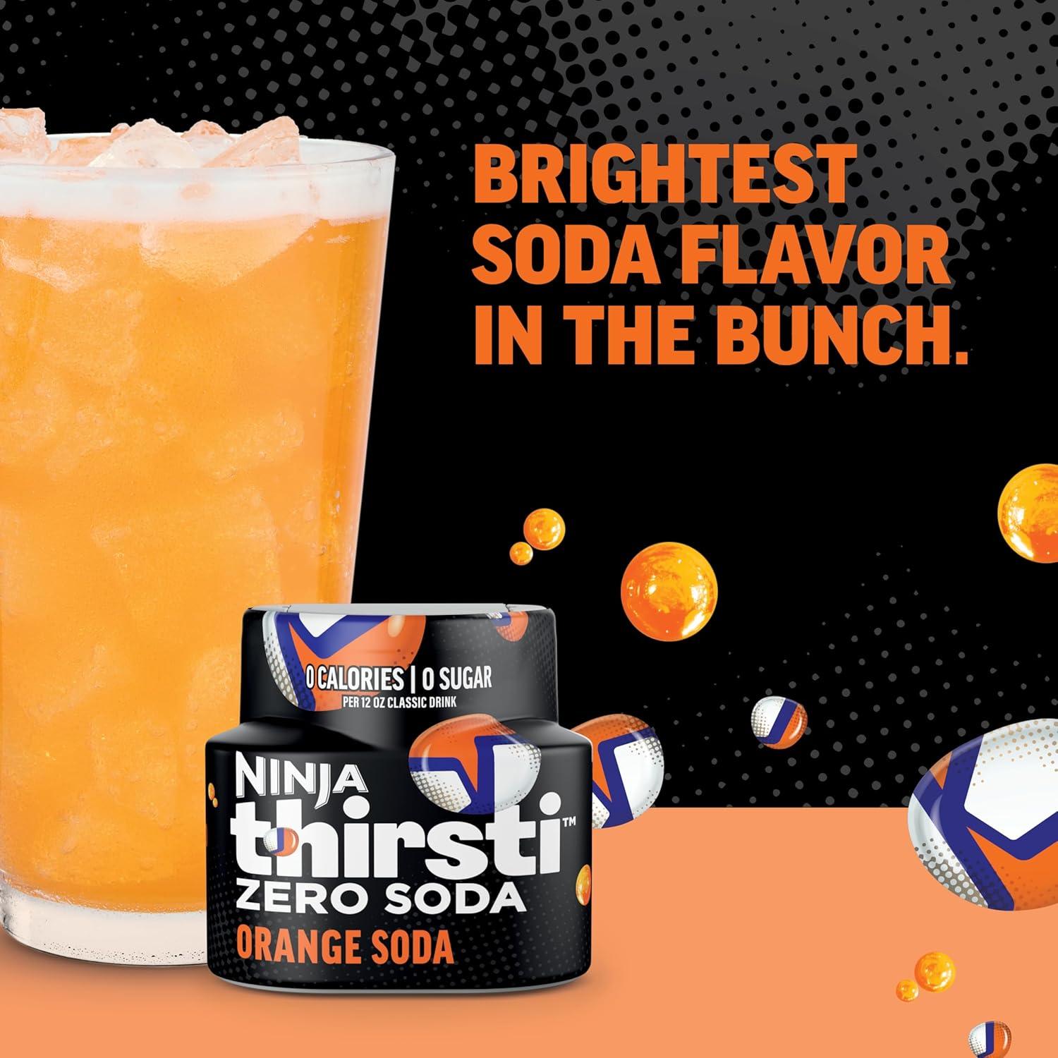 imageNinja Thirsti Flavored Water Drops ZERO SODA Dr Thirsti Classic Soda Flavors Sparkling or Still Zero Calories Zero Sugar Makes 17 12oz drinks 3 Pack WCFDRPPAM207 Fl Oz Pack of 3