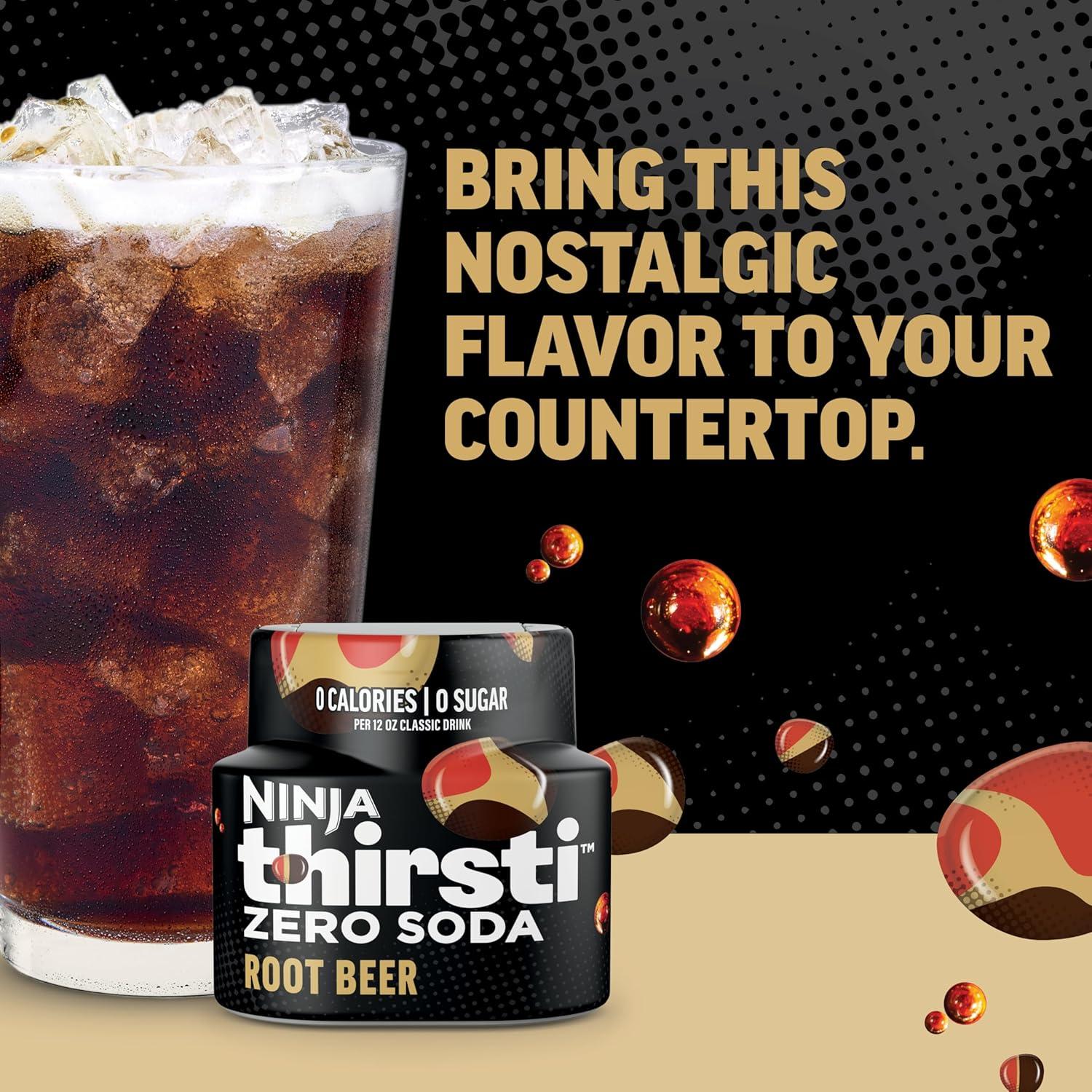 imageNinja Thirsti Flavored Water Drops ZERO SODA Dr Thirsti Classic Soda Flavors Sparkling or Still Zero Calories Zero Sugar Makes 17 12oz drinks 3 Pack WCFDRPPAM207 Fl Oz Pack of 3
