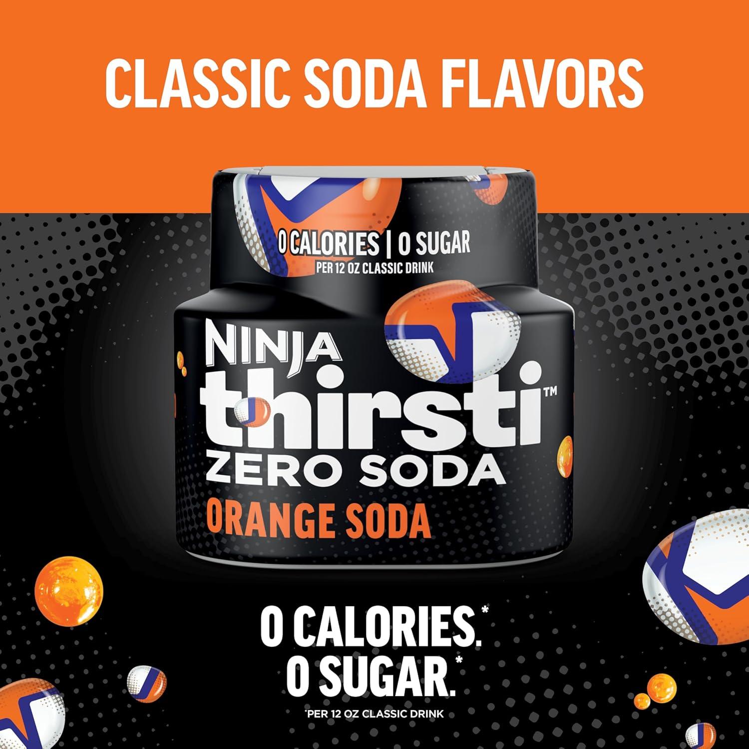 imageNinja Thirsti Flavored Water Drops ZERO SODA Dr Thirsti Classic Soda Flavors Sparkling or Still Zero Calories Zero Sugar Makes 17 12oz drinks 3 Pack WCFDRPPAM207 Fl Oz Pack of 3