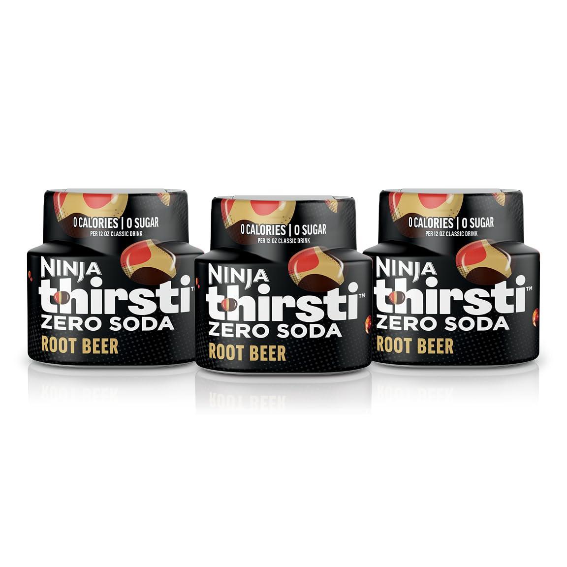 imageNinja Thirsti Flavored Water Drops ZERO SODA Dr Thirsti Classic Soda Flavors Sparkling or Still Zero Calories Zero Sugar Makes 17 12oz drinks 3 Pack WCFDRPPAM207 Fl Oz Pack of 3