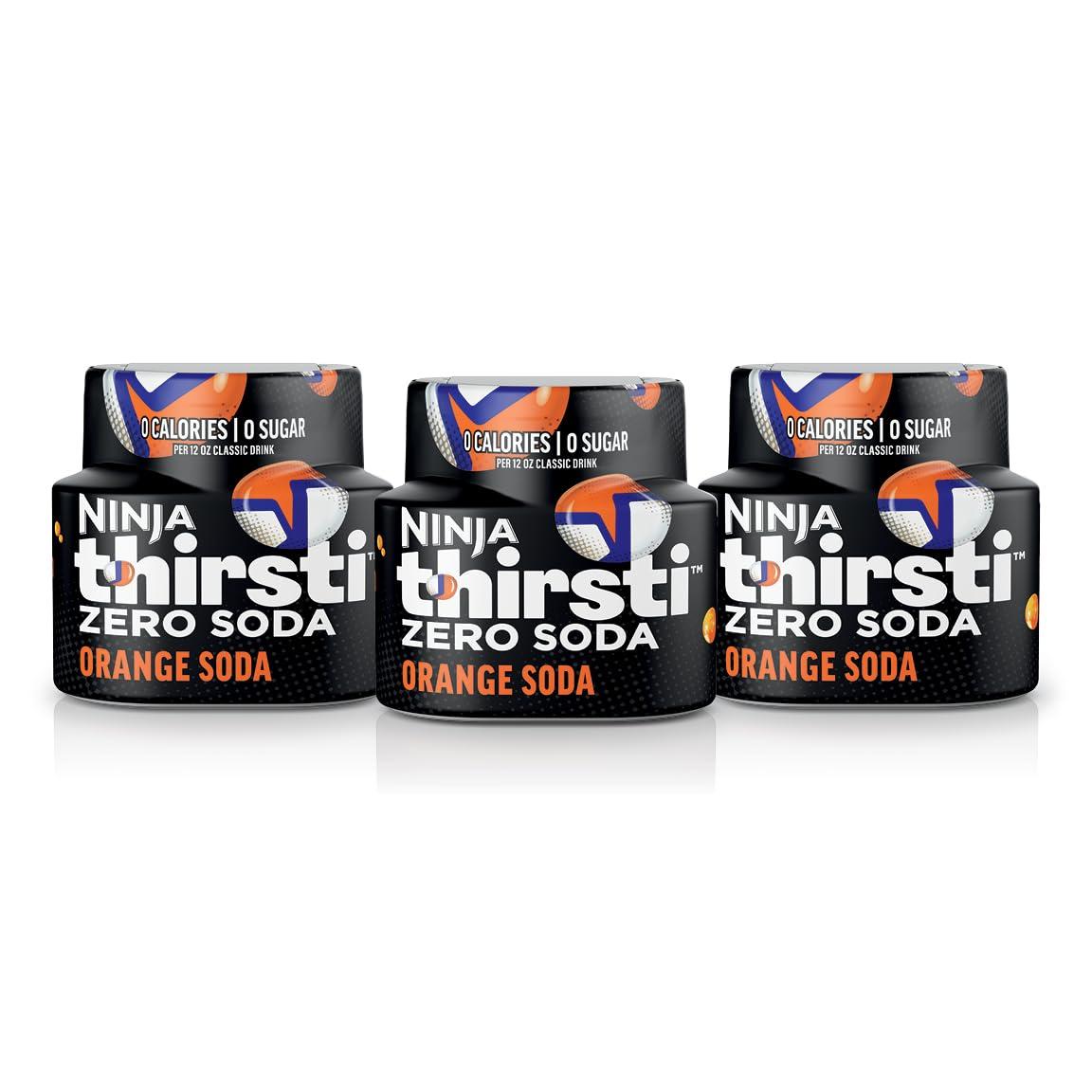 imageNinja Thirsti Flavored Water Drops ZERO SODA Dr Thirsti Classic Soda Flavors Sparkling or Still Zero Calories Zero Sugar Makes 17 12oz drinks 3 Pack WCFDRPPAM207 Fl Oz Pack of 3