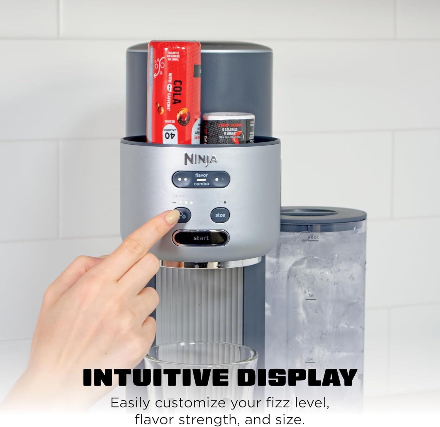 imageNinja Thirsti Ultimate Drink System Still or Sparkling Soda Maker Create fountainfresh drinks with 20 zero or lowcalorie flavors Customize your fizz and flavor Pink WC3001PK1Cyberspace