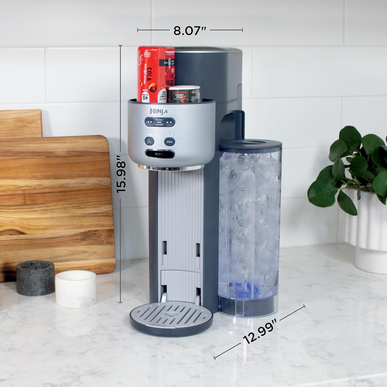 imageNinja Thirsti Ultimate Drink System Still or Sparkling Soda Maker Create fountainfresh drinks with 20 zero or lowcalorie flavors Customize your fizz and flavor Pink WC3001PK1Cyberspace