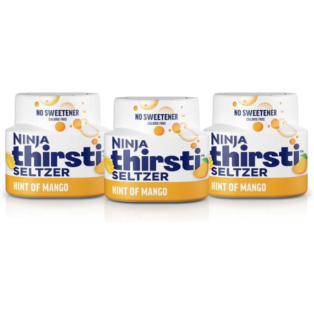 imageNinja Thirsti Flavored Water Drops Berry Lemon Variety Pack Refreshing Fruit Flavors Zero Calories Zero Sugar Makes 1720 12oz drinks 3 Pack WCFV1Mango