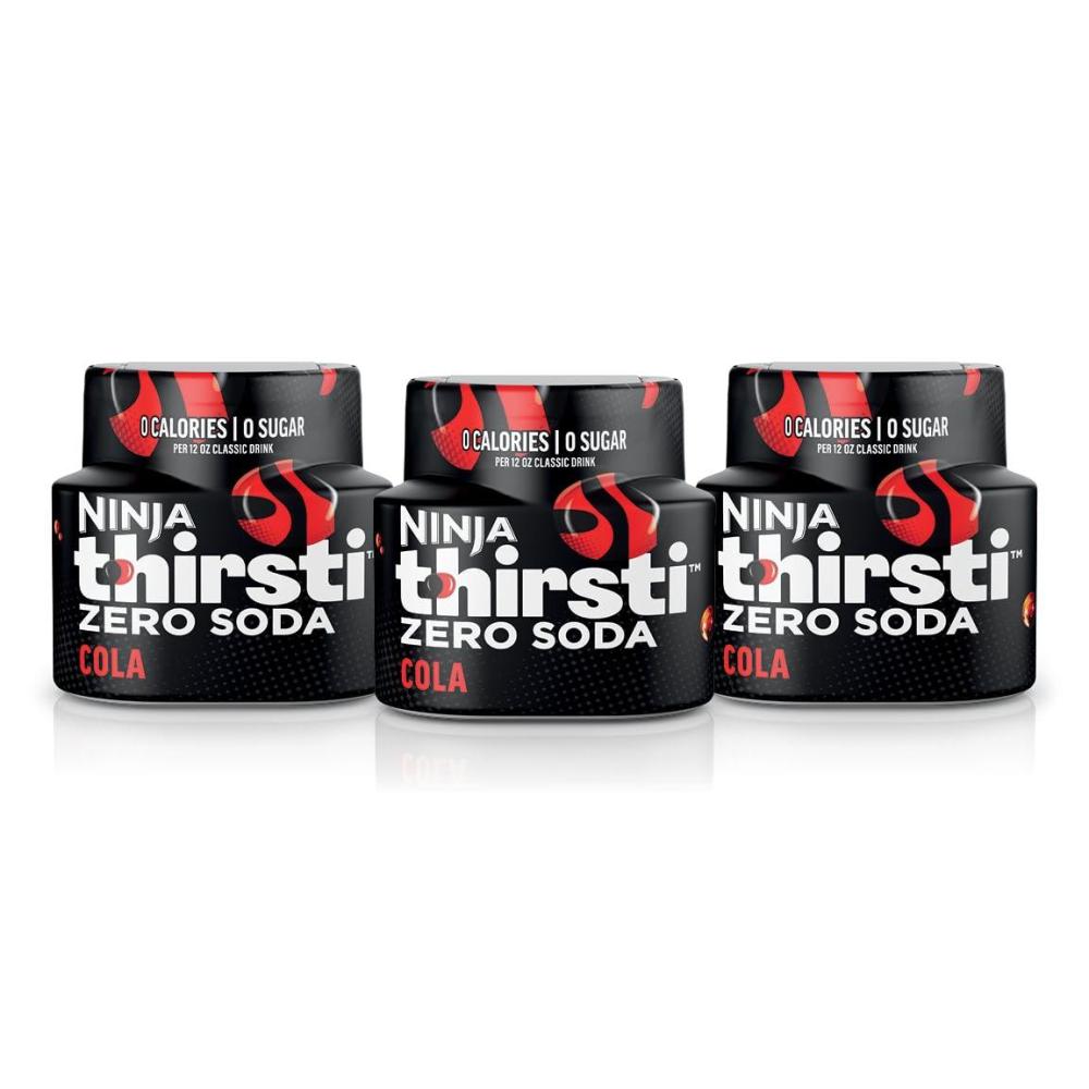 imageNinja Thirsti Flavored Water Drops ZERO SODA Dr Thirsti Classic Soda Flavors Sparkling or Still Zero Calories Zero Sugar Makes 17 12oz drinks 3 Pack WCFDRPPAM207 Fl Oz Pack of 3