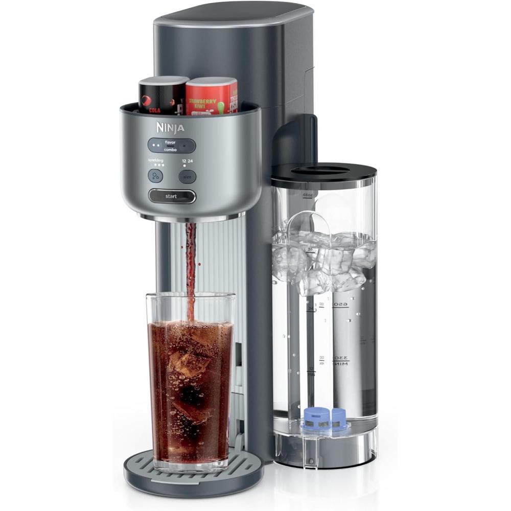 imageNinja Thirsti Ultimate Drink System  Still or Sparkling Soda Maker  Create fountainfresh drinks with 20 zero or lowcalorie flavors  Customize your fizz and flavor  Pink  WC3001PK1Cyberspace