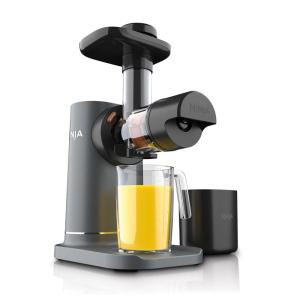 Ninja NeverClog Cold Press Juicer, Powerful Slow Juicer with Total Pulp Control, Countertop, Electric, 2 Pulp Functions, Dishwasher Safe, 2nd Generation, Blue/Navy, JC151NV(Charcoal)