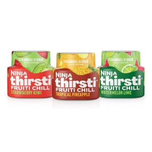 Ninja Thirsti Flavored Water Drops, FRUITI CHILL Lemonade, Bold Fruit Flavor, Sparkling or Still, Zero Calories, Zero Sugar, Makes 17, 12oz drinks, 3 Pack, WCFLMNDAM(Fruiti Variety Pack)