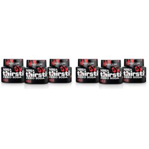 Ninja Thirsti Flavored Water Drops, ZERO SODA Dr. Thirsti, Classic Soda Flavors, Sparkling or Still, Zero Calories, Zero Sugar, Makes 17, 12oz drinks, 3 Pack, WCFDRPPAM(2.07 Fl Oz (Pack of 6))