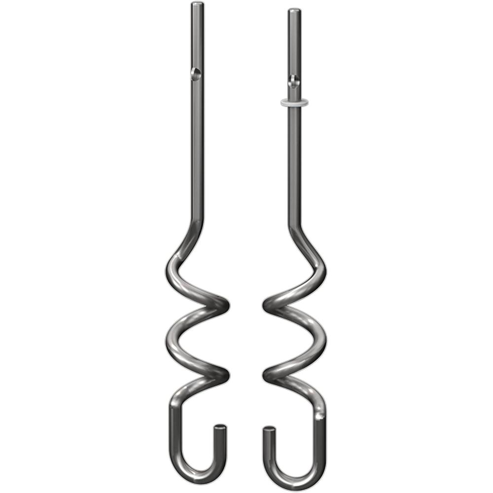 imageNinja XSKDOUGHHK Foodi Dough Hooks for Power Mixer System CI100 Series Stainless Steel