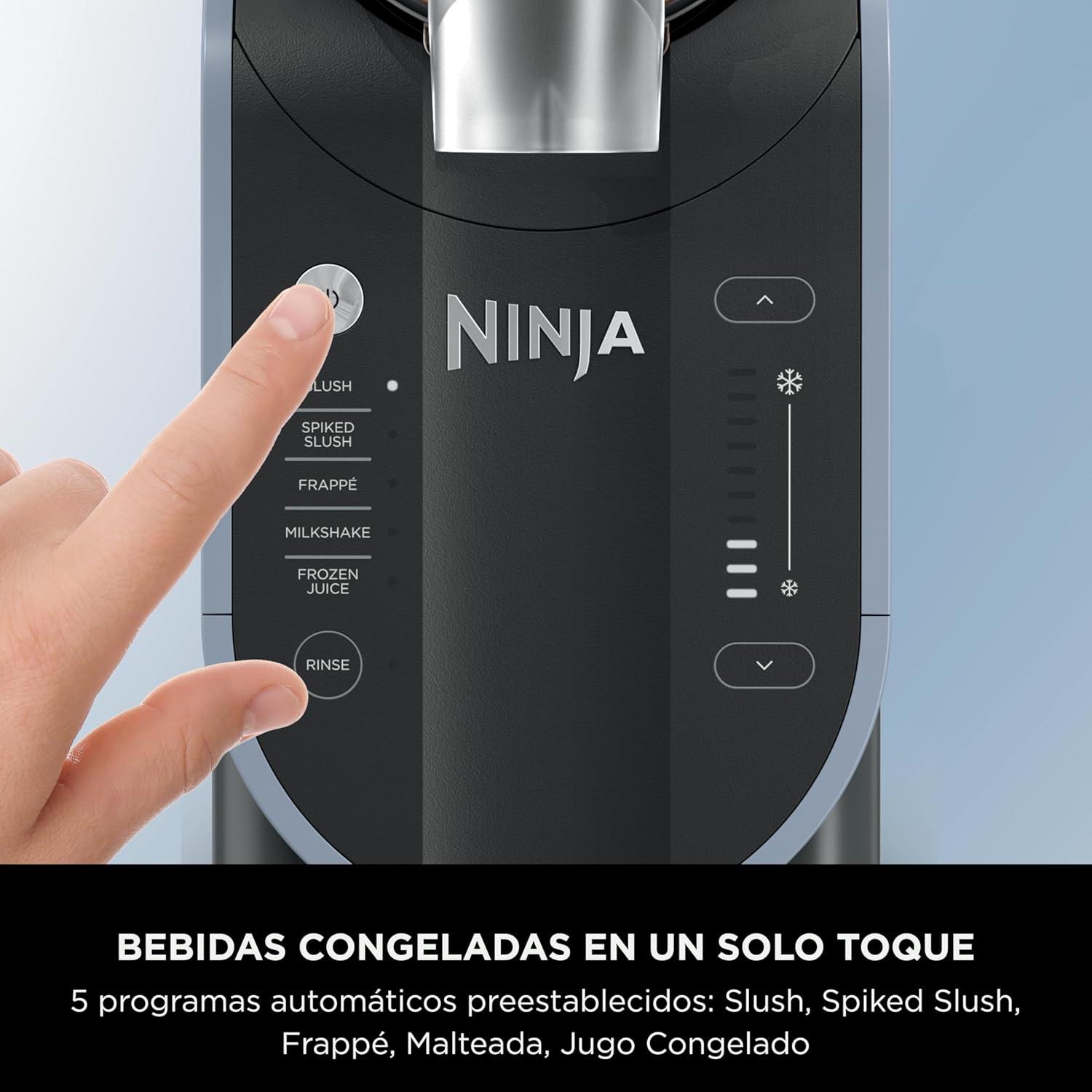 imageNinja SLUSHi FS301LAA Frozen Beverage and Granite Maker with RapidChill Technology 26 L 88 oz 5 Automatic Programs Ideal for Daisies Strikes and More Premium Design Black FS301LAA