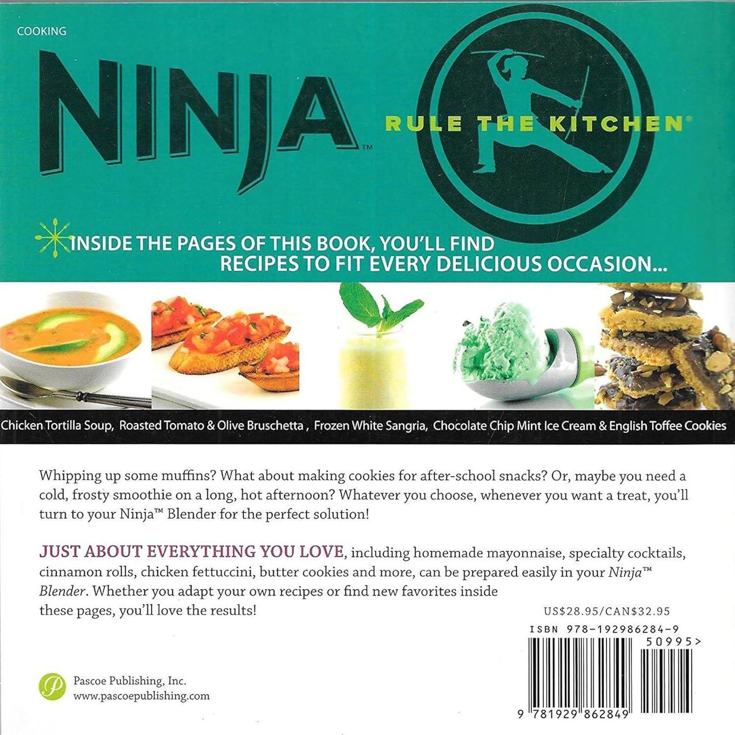 imageNinja Blender Breakthrough Blending 150 Fun Recipe Kitchen Cookbook by Ninja
