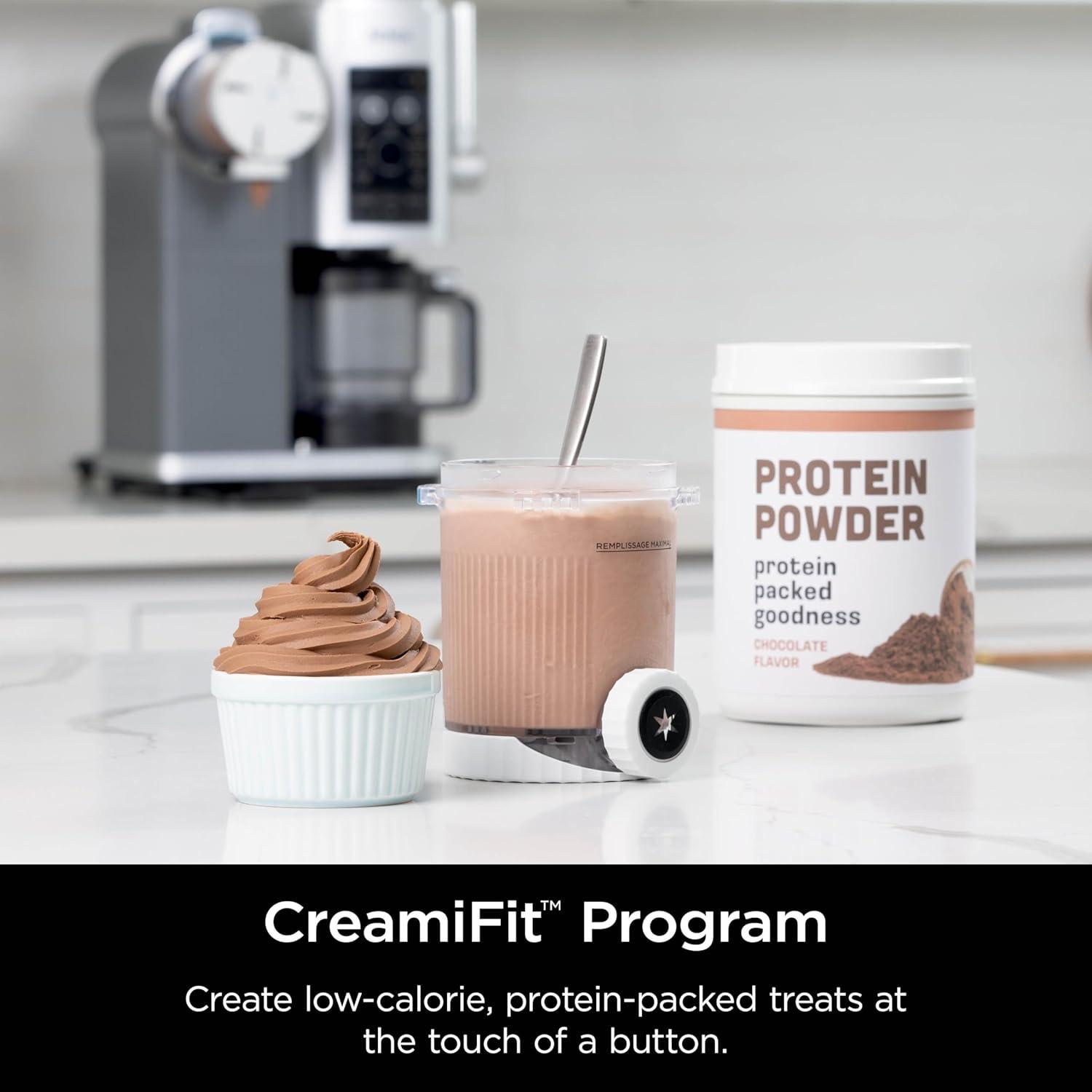 imageNinja Swirl by CREAMi Ice Cream and Soft Serve Maker Sorbet Milkshake Frozen Yogurt Low Calories Program amp More 13in1 Soft Serve Handle 2 CREAMi Swirl 16oz Pints NC701 Renewed