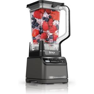 Ninja Professional Blender | Smoothie Blender, Drink Mixer, Grinder, Ice Crusher | Total Crushing™ Technology, Auto-iQ™ Smart Presets, Professional 1200W Power, XL 72oz Pitcher | Dark Grey | BR201AMZ(Generation 2 (1200 Watts))