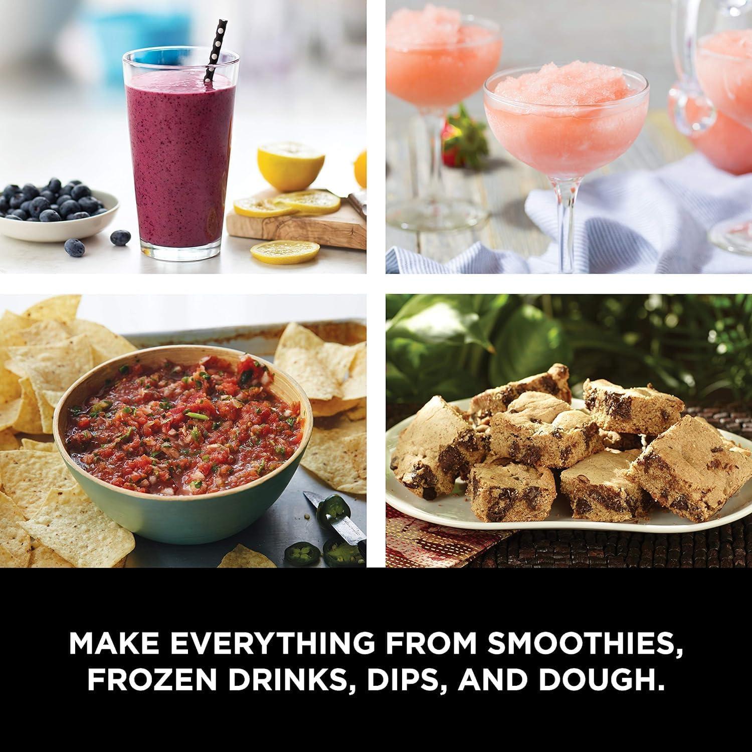 imageNinja Mega Kitchen System Blender Processor Nutri Ninja Cups BL770 Renewed