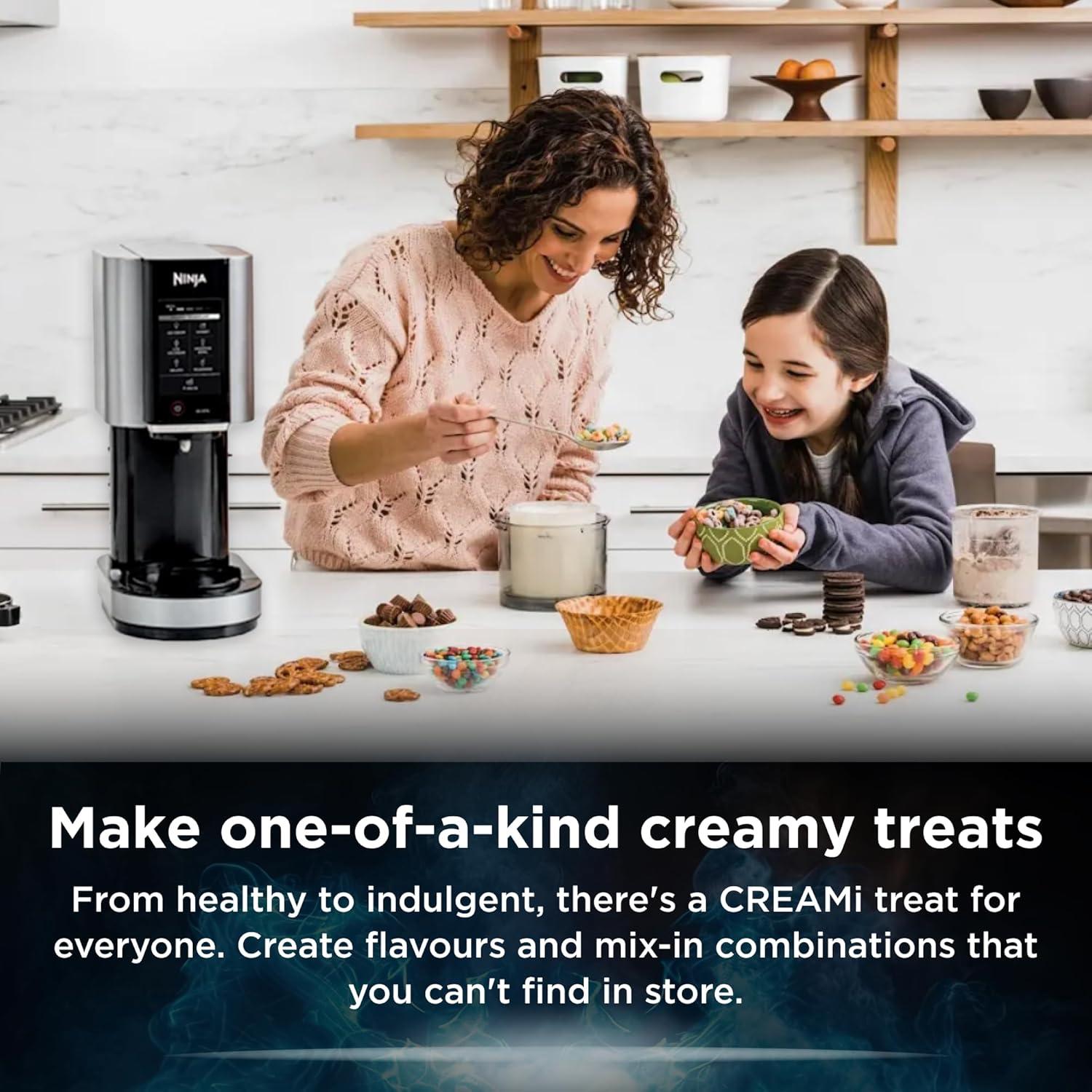 imageNinja CREAMi Ice Cream Maker Cloud Silver