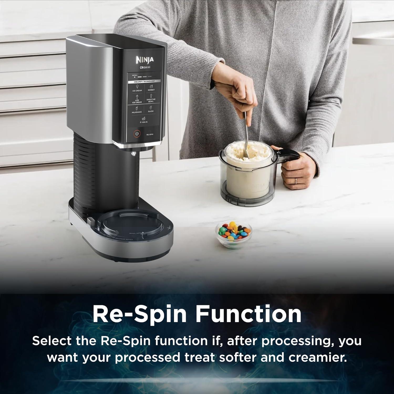 imageNinja CREAMi Ice Cream Maker Cloud Silver