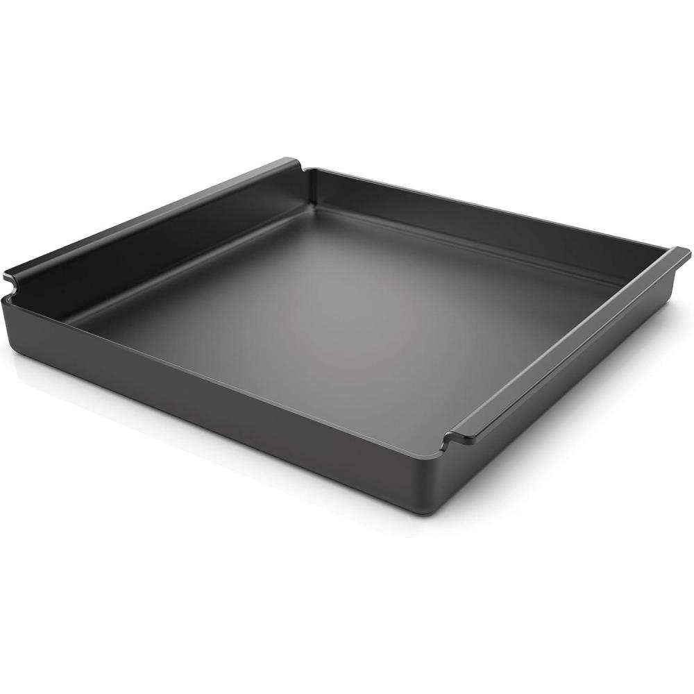 imageNinja XSKOCTPN Woodfire Outdoor Cast Iron Pan PreSeasoned High Heat Compatible Woodfire Outdoor Oven OO100 Series Cast Iron Black 12 x 12
