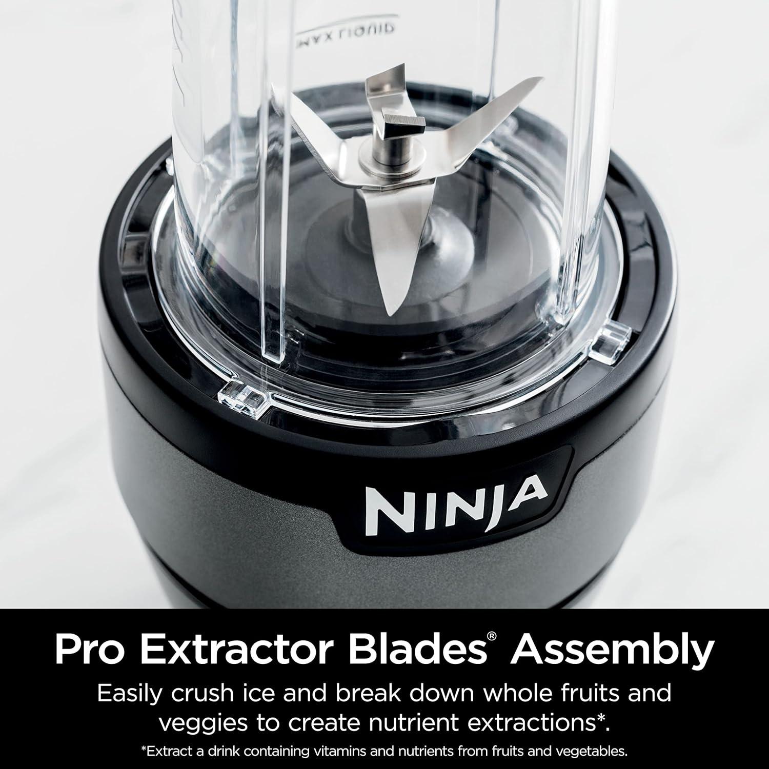 imageNinja BN300C Personal NutriBlender With IceCrushing Technology BlackSilver 700W