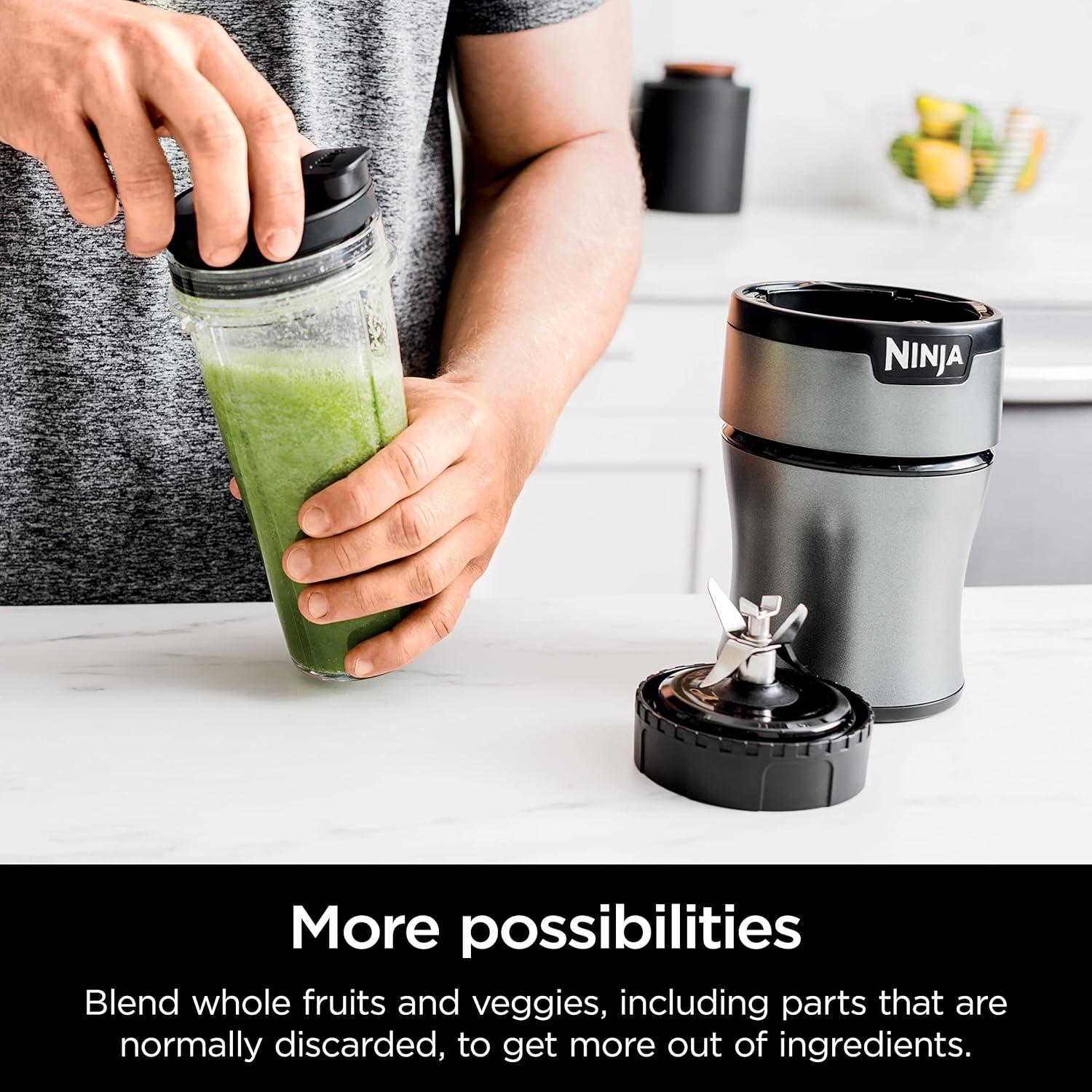 imageNinja BN300C Personal NutriBlender With IceCrushing Technology BlackSilver 700W