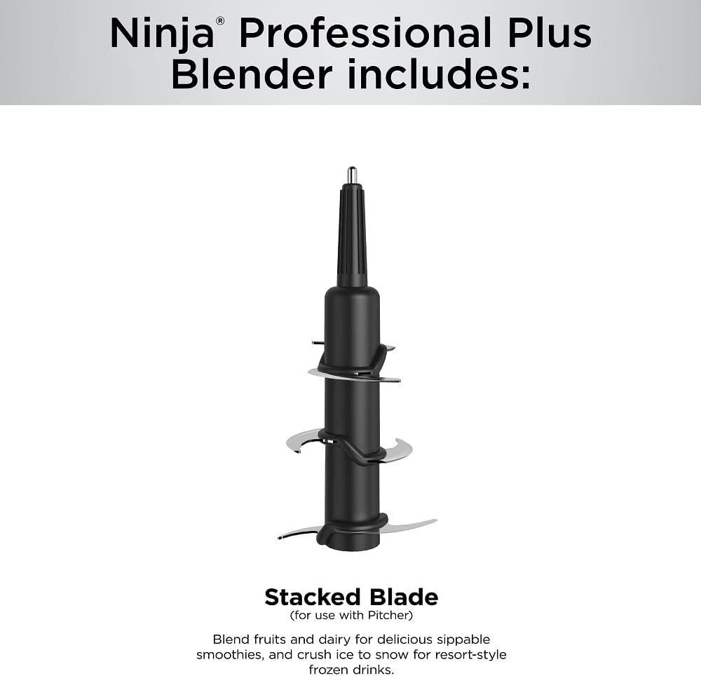 imageNinja BN701 Professional Plus Blender with AutoiQ and 64 oz max liquid capacity Total Crushing Pitcher in Grey RenewedGrey